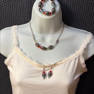 Brighton Beaded Necklace, Bracelet, and Earring Set 260